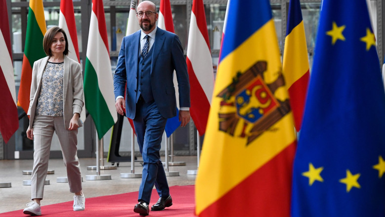 Maia Sandu, intalnire la Bruxelles cu presedintele Consiliului European: Am discutat despre integrarea europeana a Rep. Moldova Imagine