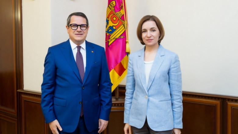 Maia Sandu s-a intalnit cu seful SRI Eduard Hellvig, la Chisinau Imagine