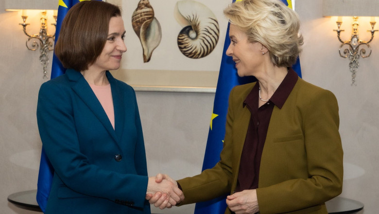 Maia Sandu s-a intalnit cu Ursula von der Leyen la Munchen: Noul guvern este ferm angajat sa realizeze agenda noastra de aderare la UE Imagine