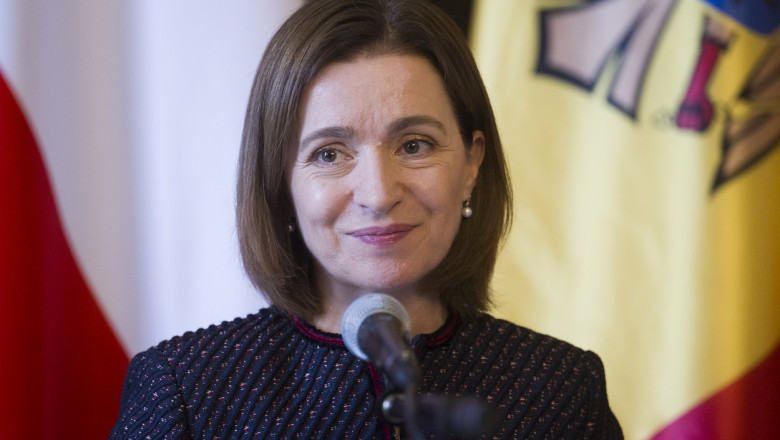 Maia Sandu: Un milion de cetateni din R. Moldova au pasaport romanesc. Acest lucru trebuie sa scurteze calea noastra spre UE Imagine