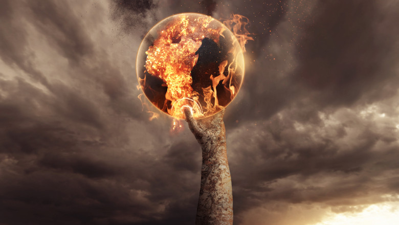 Majoritatea oamenilor sunt ingrijorati de incalzirea globala. „Schimbarea climatica este la usa noastra” (sondaj global) Imagine