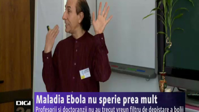 Maladia Ebola nu sperie prea mult. Profesori si doctoranzi straini, la Craiova fara sa treaca vreun filtru de depistare a bolii Imagine