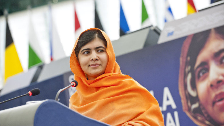 Malala Yousafzai, pledoarie pentru educatie: Sunt copii care nu vor iPhone sau ciocolata, ci doar o carte si un creion Imagine