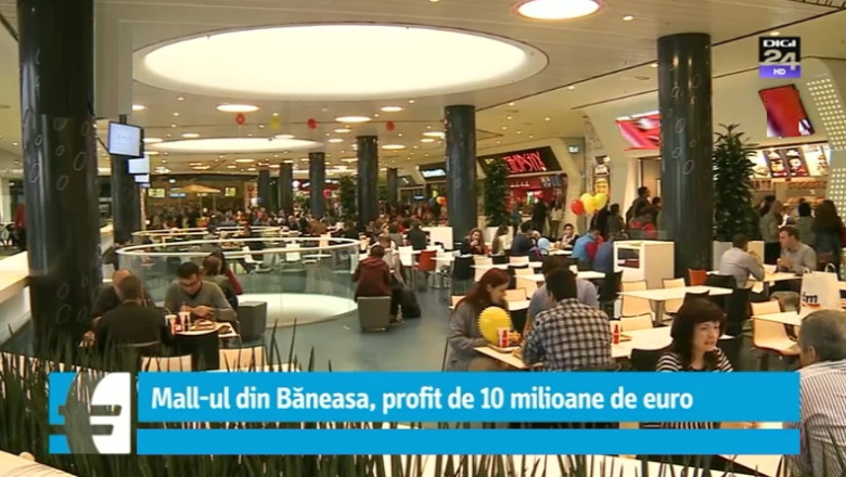 Mall-ul din Baneasa, profit de peste 10 milioane de euro in 2013. Grand Cinema contribuie cu o cincime la cifra de afaceri Imagine