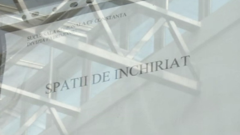 Mall-ul fara magazine. Din cauza tarifelor ridicate, mall-ul din Gara Constanta nu are chiriasi Imagine