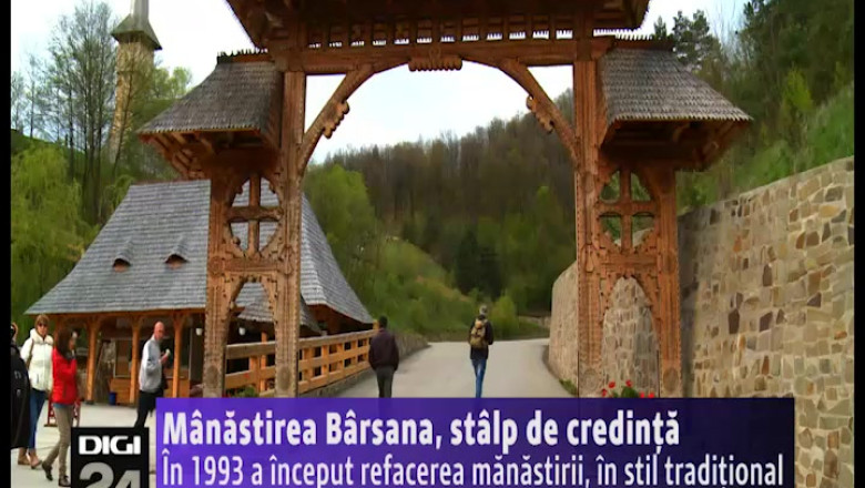 Manastirea Barsana, stalp de credinta. In 1993 a inceput refacerea manastirii, in stil traditional Imagine