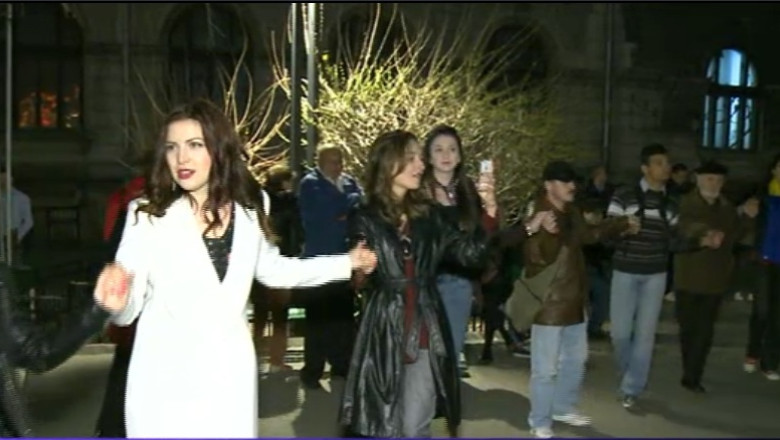 Manifestari modeste la Bucuresti de Ziua Unirii Basarabiei cu Romania Imagine