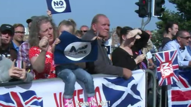 Manifestatie-gigant impotriva separarii Scotiei de Regatul Unit Imagine