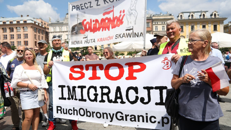 Manifestatii anti-imigratie in zeci de orase din Polonia. Cifrele oficiale contrazic ipotezele extremei drepte Imagine