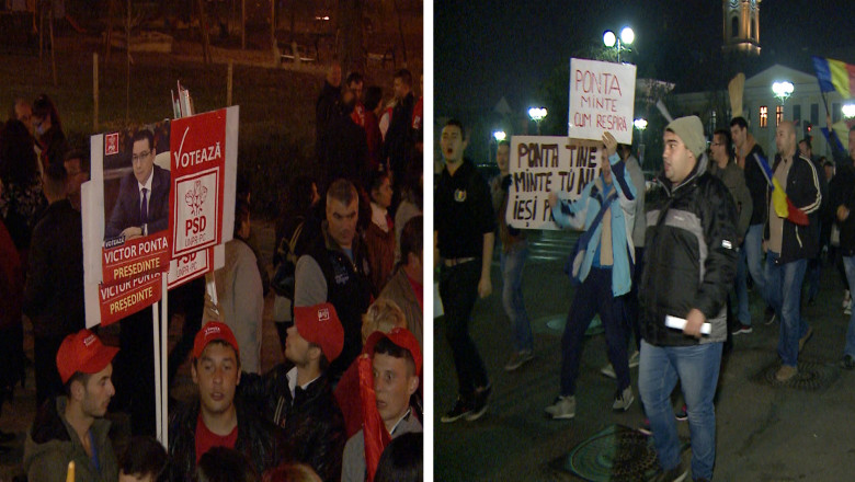 Manifestatii in ultima zi de campanie, la Oradea Imagine