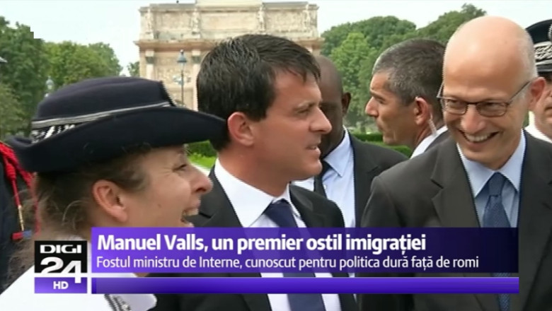 Manuel Carlos Valls, opozant inversunat al intrarii Romaniei in Schengen, cu o politica dura fata de romi. Cine este noul premier francez Imagine