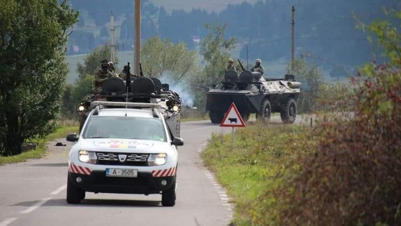 MApN anunta deplasari de trupe si convoaie, in urmatoarele saptamani, in cadrul unui exercitiu militar. Itinerariul include 15 judete Imagine