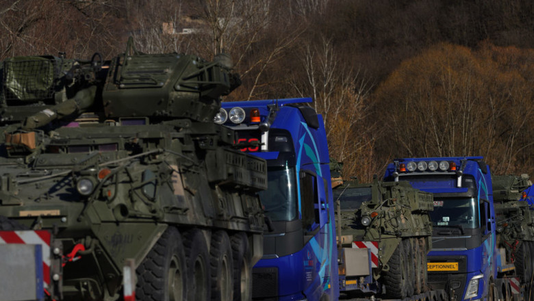 MApN anunta mai multe deplasari de trupe si convoaie militare in Romania, in contextul unui amplu exercitiu NATO Imagine