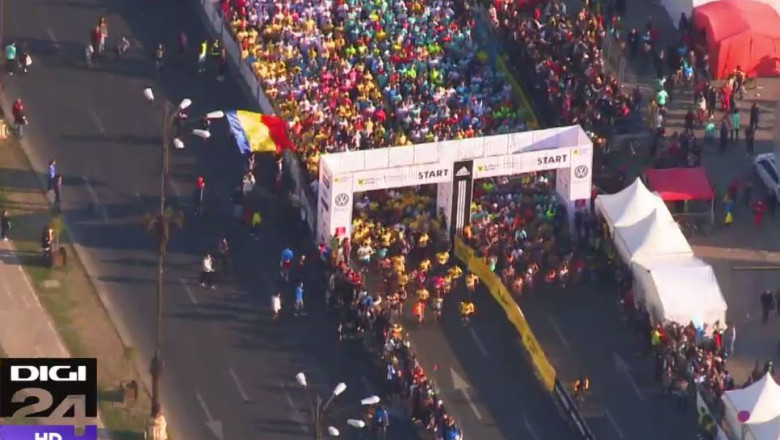 Maratonul International Bucuresti, la final. Un kenyan a castigat cursa de 42 de kilometri Imagine