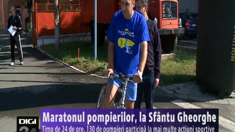 Maratonul pompierilor, la Sfantu Gheorghe Imagine