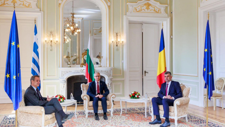 Marcel Ciolacu a participat la reuniunea trilaterala de la Varna. Romania, Bulgaria si Grecia vor implementa un plan comun de actiune Imagine