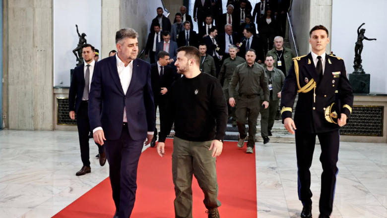 Marcel Ciolacu: O singura rugaminte a avut presedintele Zelenski - sa ajutam Ucraina, cum am facut-o si pana acum Imagine