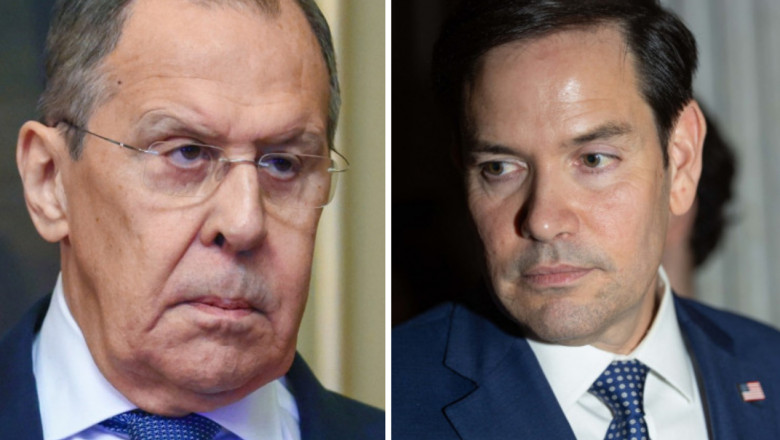 Marco Rubio si Serghei Lavrov au vorbit la telefon sa pregateasca intalnirea dintre Trump si Putin Imagine