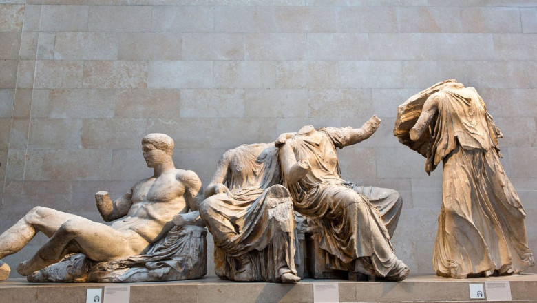 Marea Britanie nu va inapoia Greciei statuile luate de la Parthenon, spune premierul Rishi Sunak Imagine
