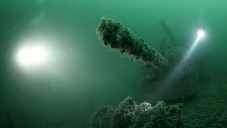 Marea Neagra, marea secretelor. 38 de epave formeaza harta muzeului subacvatic al marii Imagine