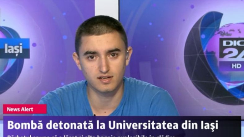 Marian Platonov, studentul care l-a imobilizat pe atentator: „L-am legat cu o curea a unui profesor” Imagine