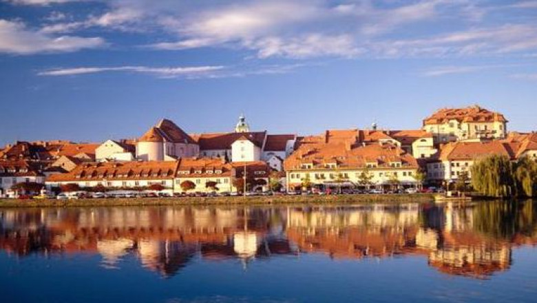 Maribor, Slovenia. Crama Vinag din centrul orasului are o pivnita de 20.000 de metri patrati Imagine