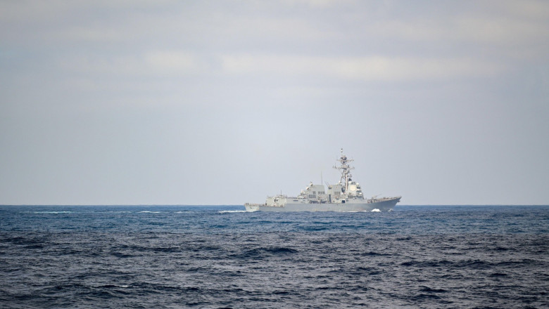 Marina SUA trimite prima nava de razboi prin Stramtoarea Taiwan dupa alegerile din insula Imagine