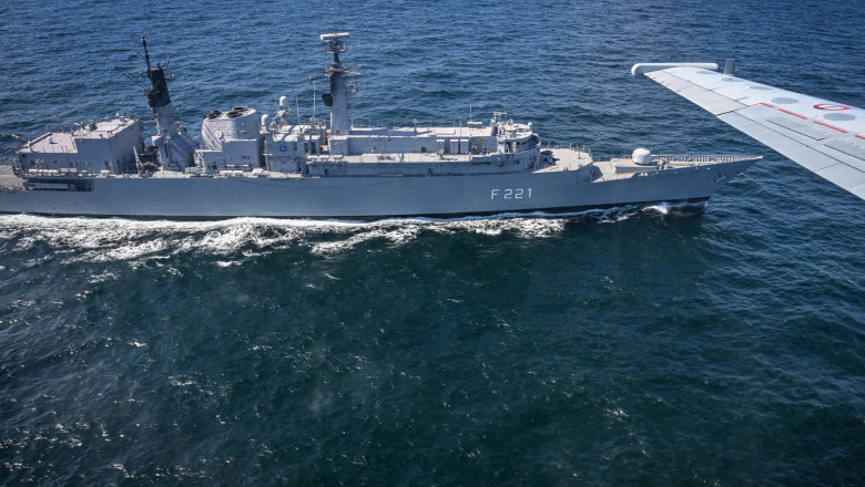 Marinarul disparut de pe fregata „Regele Ferdinand” este in continuare cautat in Mediterana. La actiune participa si Turcia si Grecia Imagine
