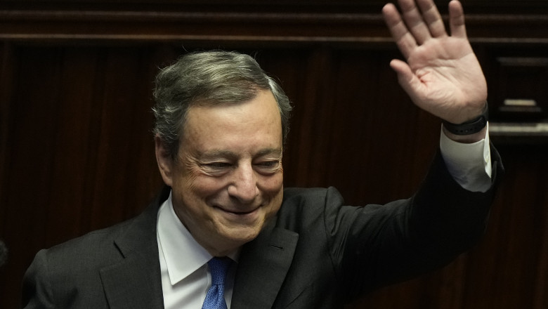 Mario Draghi a demisionat. Presedintele Mattarella i-a acceptat demisia Imagine