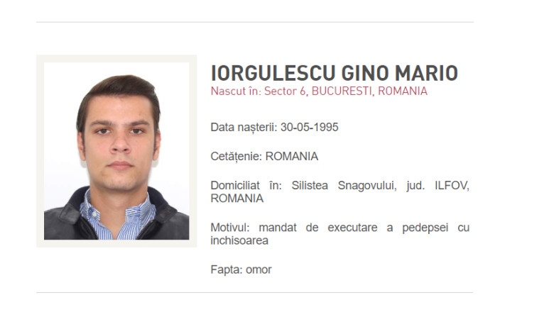 Mario Iorgulescu a fost dat in urmarire generala de Politia Romana Imagine