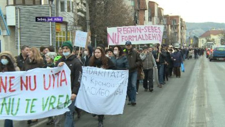 Mars impotriva poluarii la Sebes Imagine