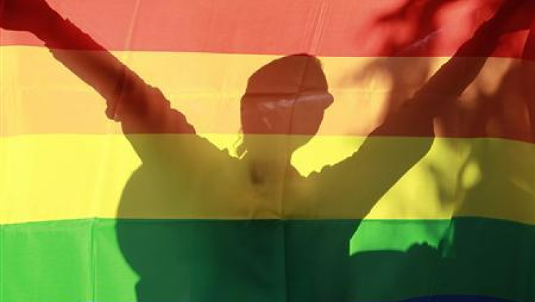 Marsul comunitatii gay din Israel: peste 2500 de homosexuali au defilat vineri la Ierusalim, in ciuda contramanifestatiei evreilor ultraortodocsi Imagine