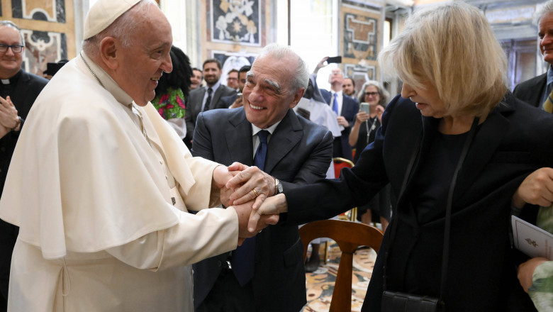 Martin Scorsese a anuntat ca va realiza un film despre Iisus, dupa ce s-a intalnit cu Papa Francisc Imagine