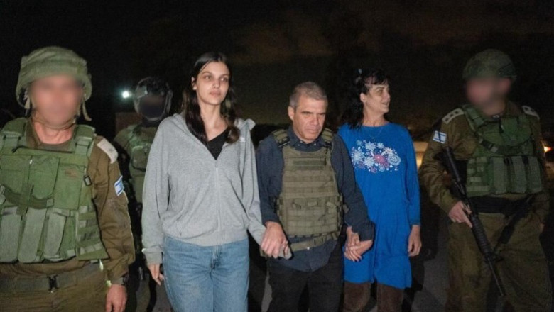 Marturia tatalui uneia dintre ostaticele americane eliberate de Hamas: „Cea mai buna zi din viata mea. Isi va sarbatori ziua acasa” Imagine