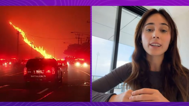 Marturii din infernul din Los Angeles: Andra Gogan: „E panica. Suntem pregatiti sa plecam in caz de de evacuare” Imagine