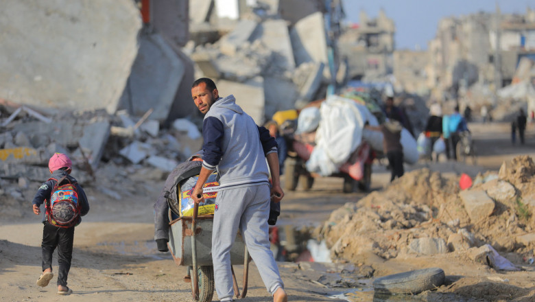 „Masacrarea” a sute de palestinieni de catre Israel marcheaza „o noua faza in politica genocidului din Gaza”, acuza Turcia Imagine