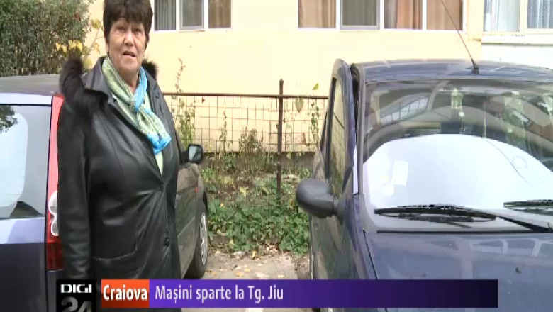 Masini sparte in Tg. Jiu. Politistii ii cauta pe vinovati   Imagine