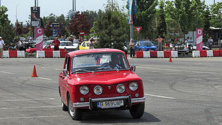 Masinile Dacia 1100 si Trabant, vedetele Campionatului National de Indemanare Auto Imagine