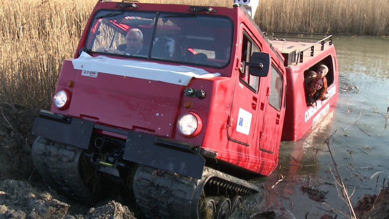 Mastodonti unicat pentru situatii critice. Doua transportoare vor putea interveni la iarna in cele mai dificile locuri  Imagine