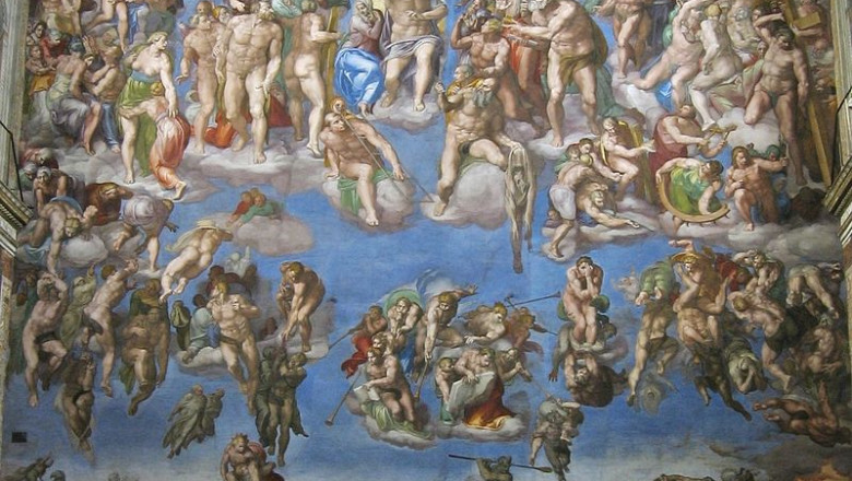 Masuri pentru protejarea frescelor din Capela Sixtina: sisteme de lumini si de purificare a aerului Imagine
