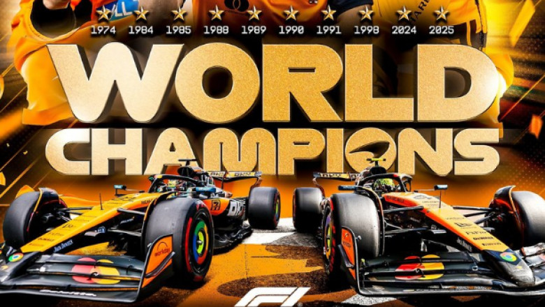 McLaren, campioana la constructori in 2025. Echipa a ajuns la 10 titluri in Formula 1 Imagine