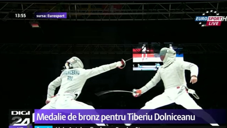 Medalie de bronz pentru Tiberiu Dolniceanu la Campionatul Mondial de Scrima Imagine
