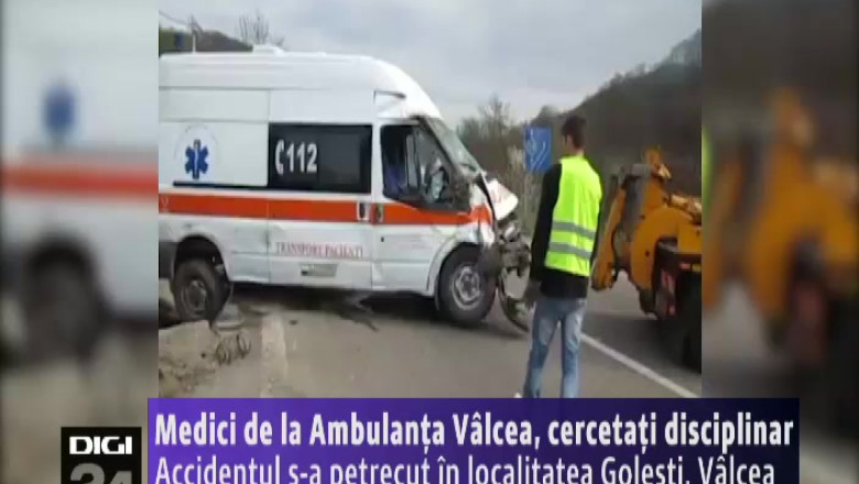 Medici de la Ambulanta Valcea, cercetati disciplinar Imagine