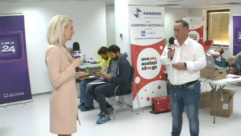 Medicii au mai intins o mana de ajutor si au donat sange pentru pacientii lor in cadrul campaniei „Avem acelasi sange” Imagine