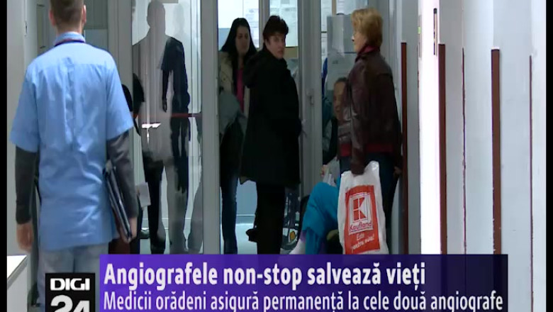 Medicii oradeni asigura garda permanenta la cele doua angiografe de la Spitalul Judetean Imagine