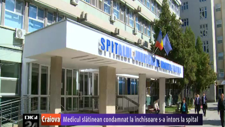 Medicul slatinean condamnat la inchisoare s-a intors la spital Imagine