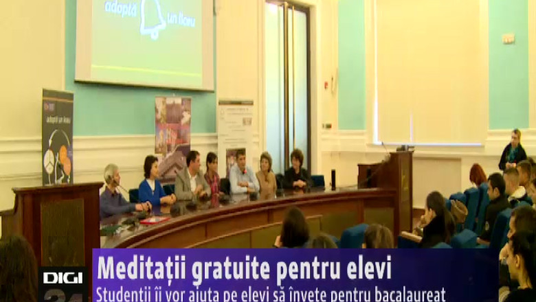 Meditatii gratuite pentru elevi. Studentii ii vor ajuta pe elevi sa invete pentru bacalaureat Imagine