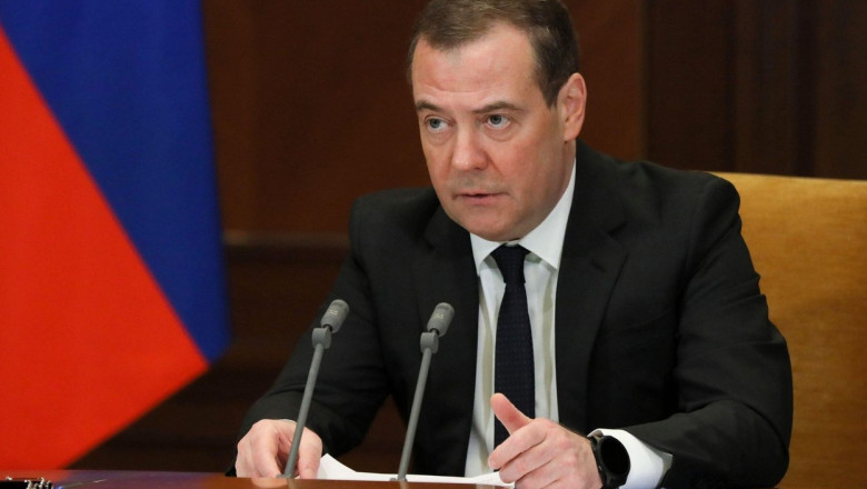 Medvedev: Alipirea regiunilor Donetk si Lugansk la Rusia ar justifica folosirea fortei militare impotriva Ucrainei Imagine