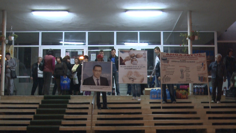 Membrii Sanitas Iasi au plecat la proteste in Bucuresti Imagine