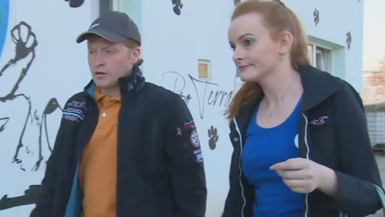 Membru Kelly Family, la adapostul de caini de la Dej Imagine